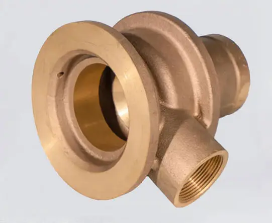 Copper material valve fittings metal casting service